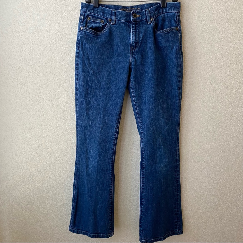 Lauren Jeans Co Womens Dark Wash Denim Straight Leg Size 6